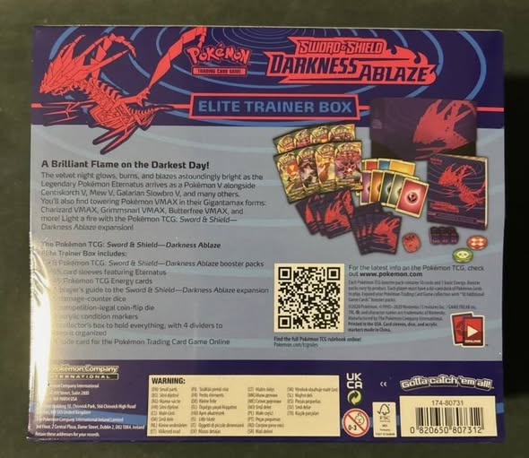 Darkness Ablaze Elite Trainer Box Collector Edition, image 2