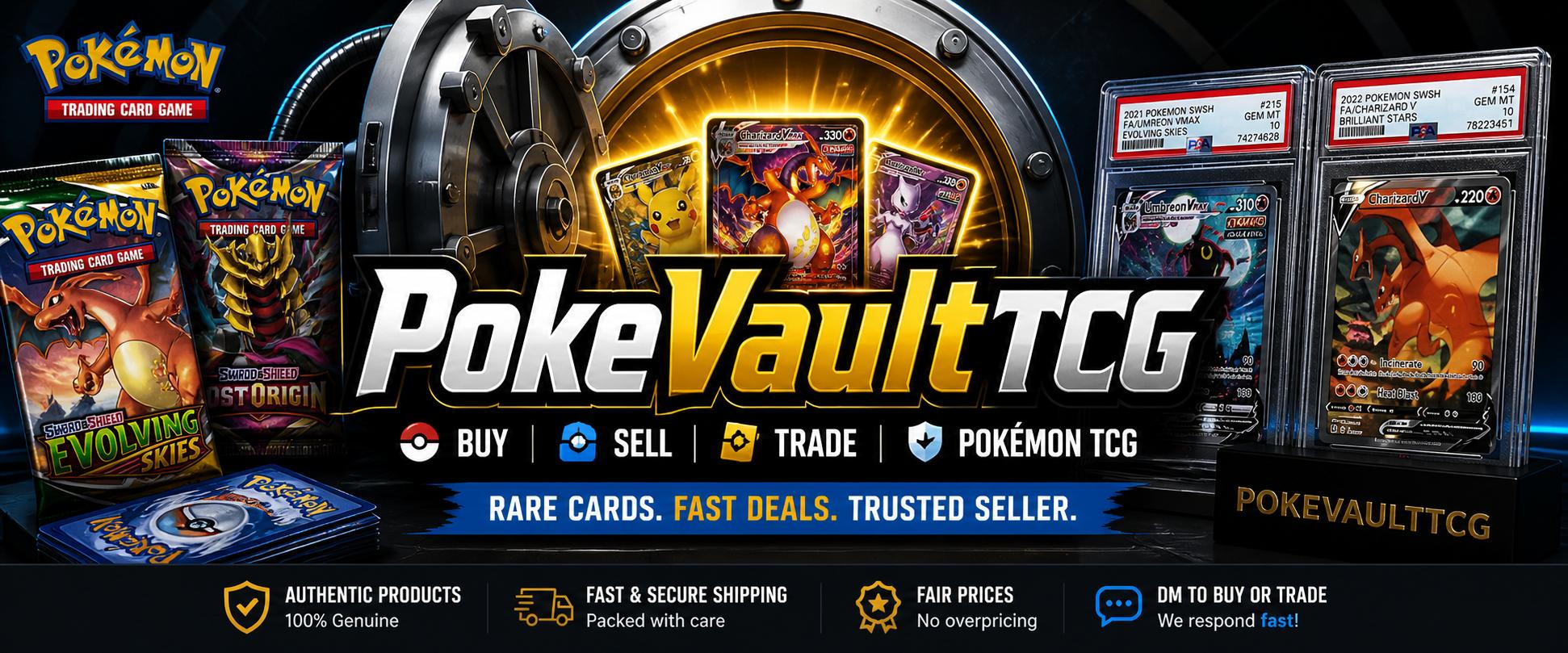 Pokemon trading card collection layout