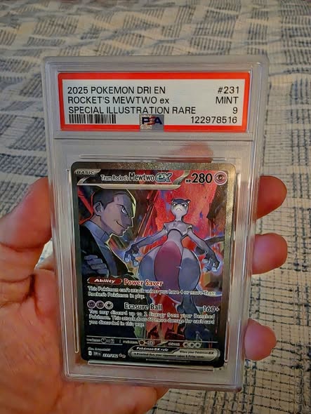 PSA graded Pokemon card
