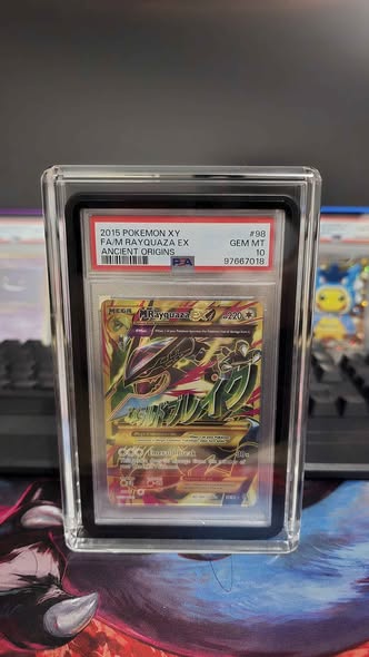 Rayquaza EX Alt Art Pokemon Card